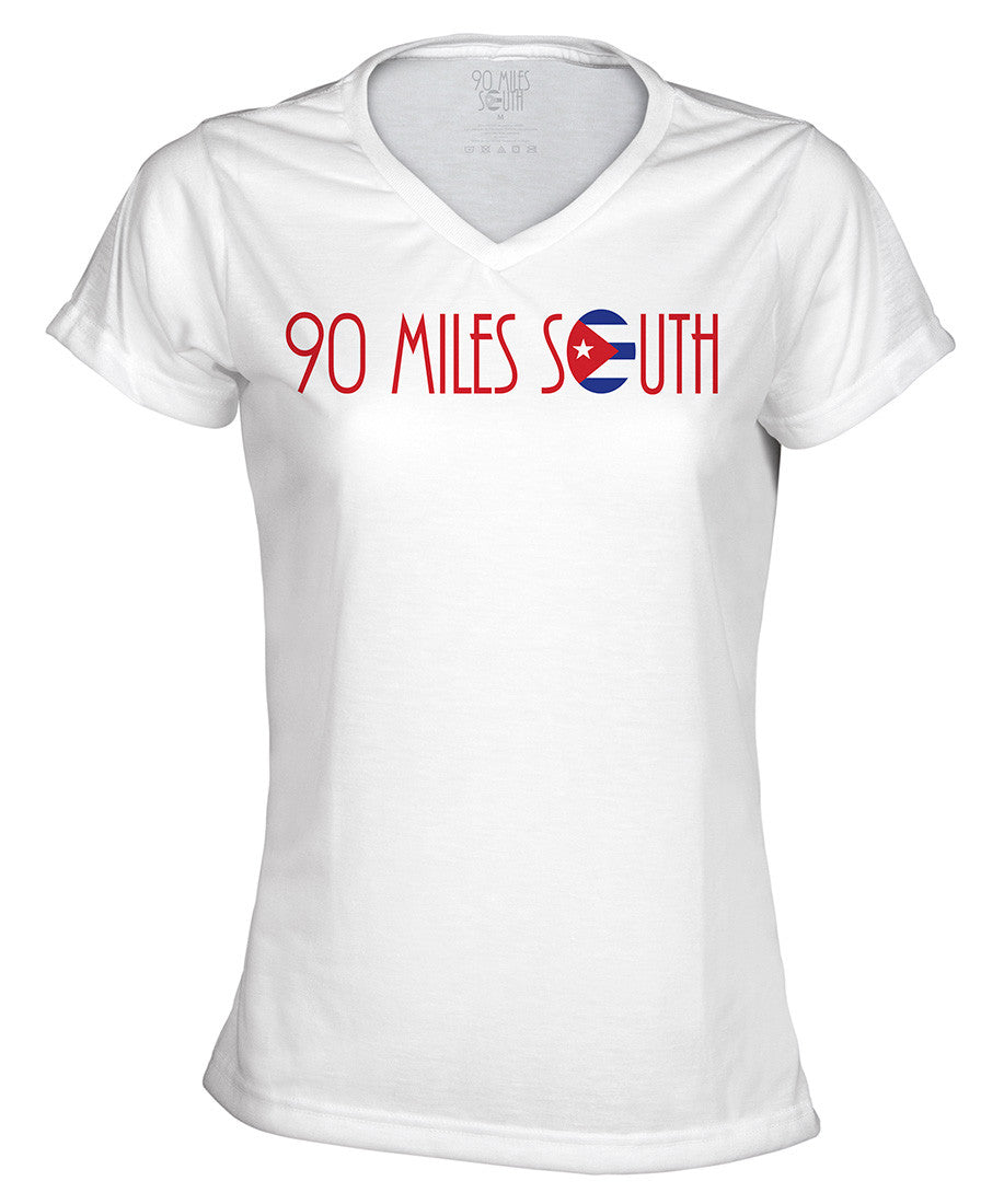 Ladies Cuba T-Shirt | Cuba Heritage T-Shirt | 90 Miles South