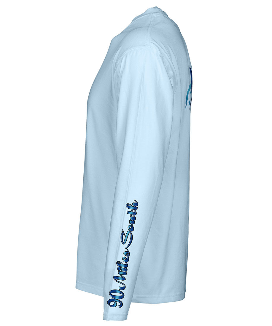 Sky Blue Half Sleeves Round Neck Plain T-Shirt - Marvelous90s